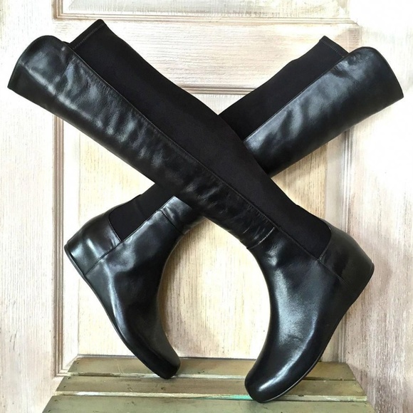 Stuart Weitzman Shoes - Stuart Weitzman 5050 Mainline Stretch leather OTK